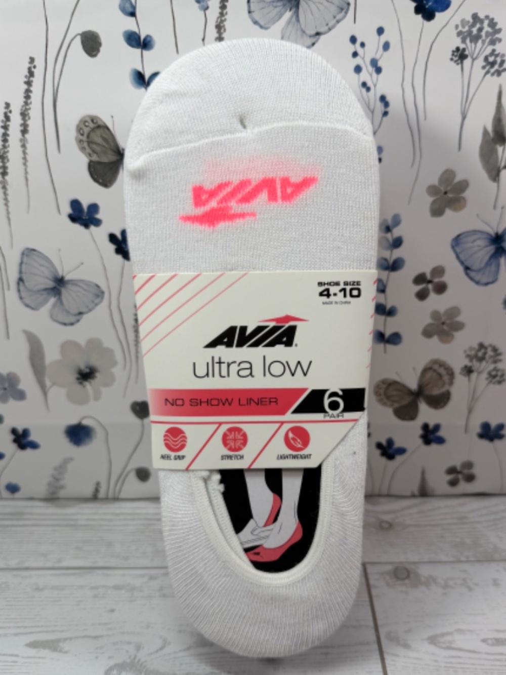 Avia Ultra Low No Show Liner_ 6 PK